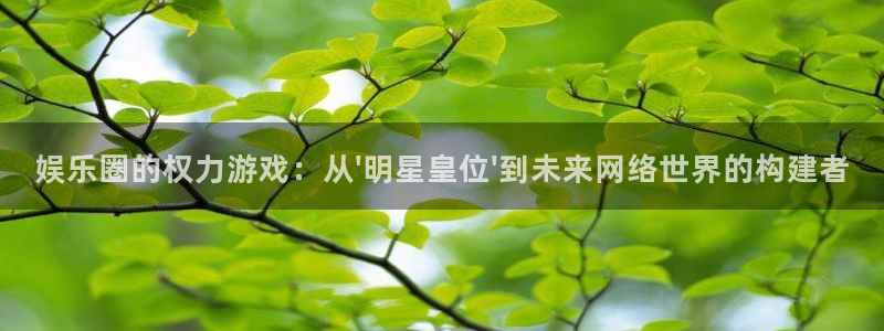 长运平台手机客户端下载安装：娱乐圈的权力游戏：从\'明星皇位\'到未来网络世界的构建者