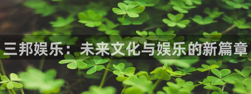壹号大舞台下载：三邦娱乐：未来文化与娱乐的新篇章