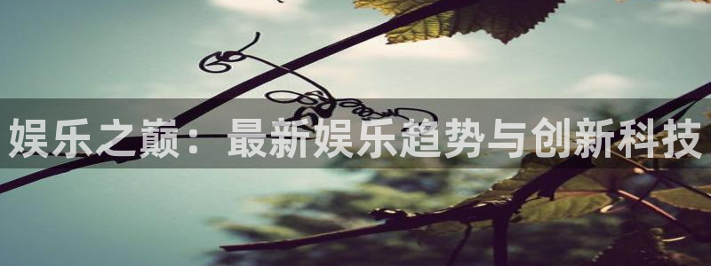 长运平台平台官方入口：娱乐之巅：最新娱乐趋势与创新科技